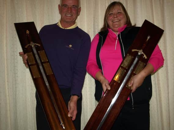 Derek Bott and Jayne Neal  are the golfers of the year at Cold Ashby