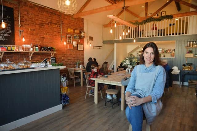 Dominie Cripps has reopened the Bowden Stores in Great Bowden as a coffee house and homeware gifts.
PICTURE: ANDREW CARPENTER