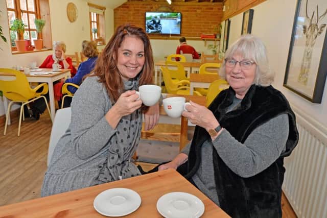Mother and daughter Anneli Clarke and Ainsley Poole of Mint & Ginger cafe.
PICTURE: ANDREW CARPENTER
