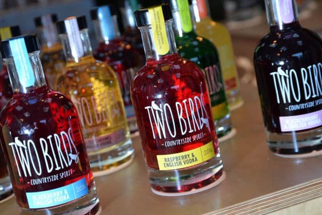 Some of the Two Birds gin products based in Market Harborough.
PICTURE: ANDREW CARPENTER