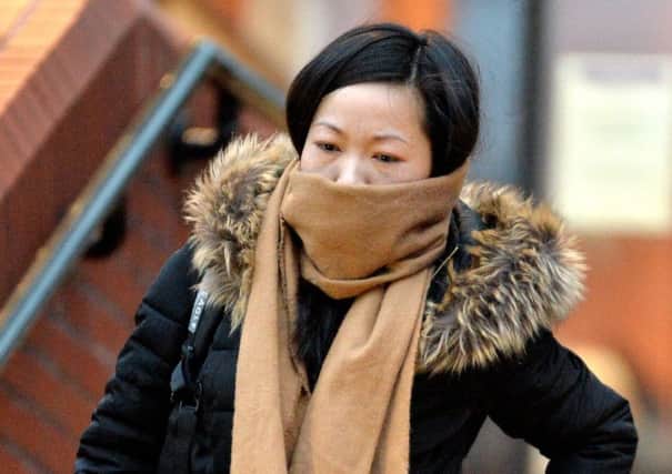 Chuanfang Zhenh at Leicester Crown Court, accused of shaking a baby to death. PICTURE LEICESTER MERCURY