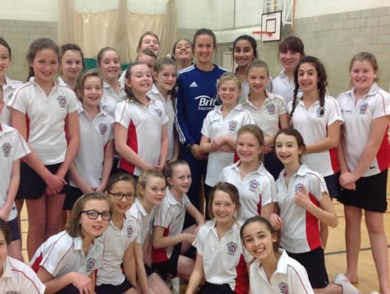 Former England star Lydia Greenway will be bringing coaching sessions to Market Harborough