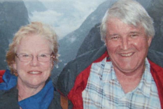 Bryan Cooper with his wife Shirley.