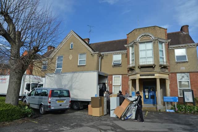 Work has started to remove office furniture and equipment from the Cottage Hospital on Coventry Road in Market Harborough.
PICTURE: ANDREW CARPENTER