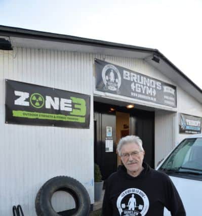 Shock...Bruno Guadagnini founder of Bruno's Gym after the break-in at the Western Avenue premises.
PICTURE: ANDREW CARPENTER