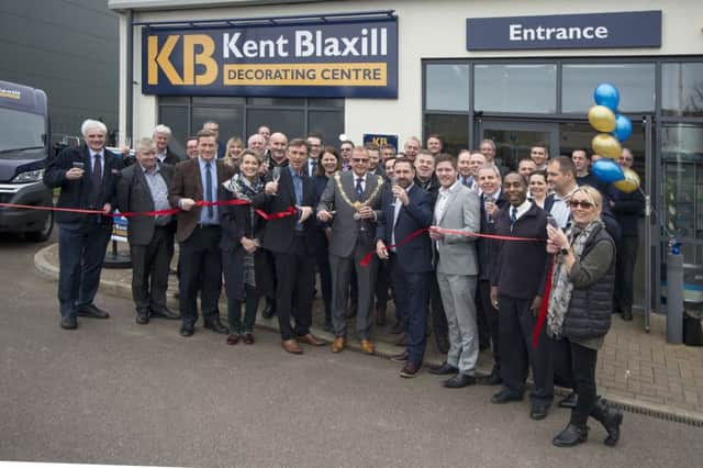 Decorating store Kent Blaxill has opened a Market Harborough branch.